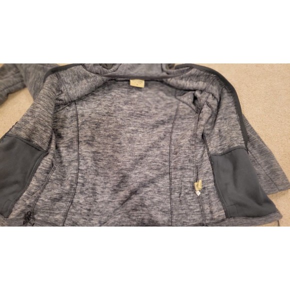 Rustic Ridge FLEECE Hooded Zip Up Jacket In Heather Grey-Women's Medium - Picture 6 of 11